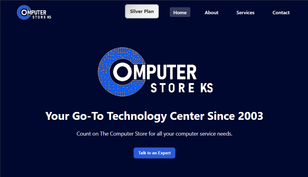 Computer Store KS Website